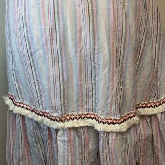 NWT Allison New York Smocked stripe Dress Sz XS - Picture 9 of 13